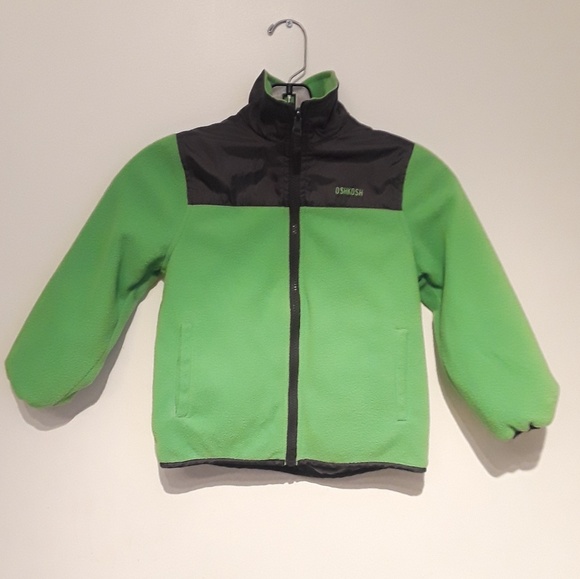 Fleece Reversible Boys Jacket Size 5 / 6 - Picture 3 of 6